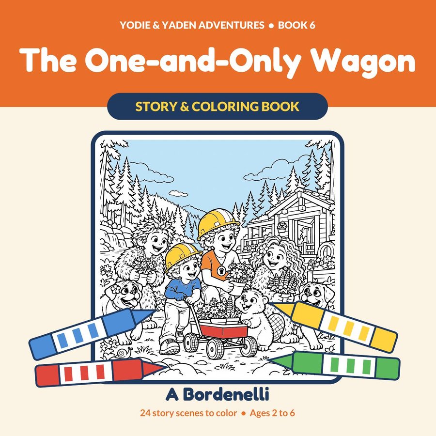 The One-and-Only Wagon Coloring Book cover